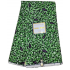 Good Quality Green Kitenge wax Leaf Printed Ankara Dutch Real African 100% Cotton Fabric For Home Decore & Dress Skirts