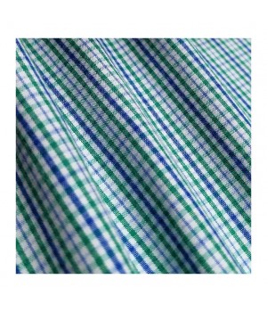 Manufacturer yarn dyed plaid 80 polyester 20 cotton check white cotton fabric for clothing