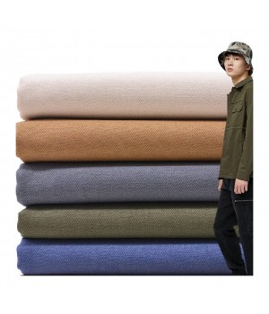 156cm custom 100% combed cotton twill Crepe vintage pure materials stock lot cotton fabric for pants