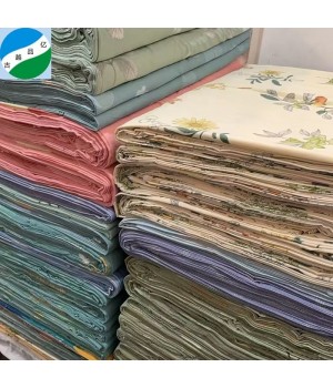 China textile woven 100% cotton fabric for bedding cotton printed stock lot quality wholesale