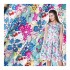 Wholesale customize print floral woven poplin cotton fabric liberty fabric london liberty fabric cotton tana lawn for dress