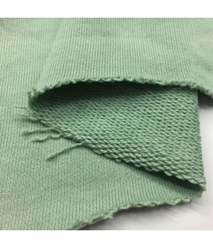 Customized Breathable cotton terry fabric jacquard terry fabric cotton of jersey knitted t-shirt fabric french terry