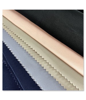 XYH High Quality Wholesale GRS Certified Solid Dyed 100% Cotton Twill Khaki Fabric For Pants